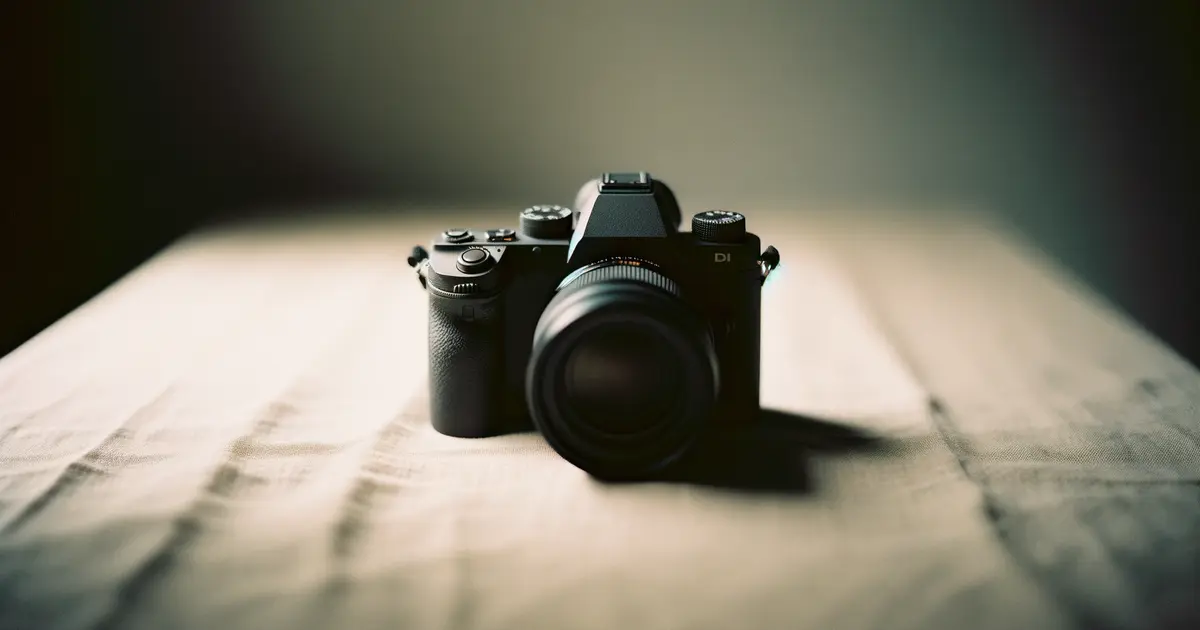 Camera on a desk representing photographer inquiry management