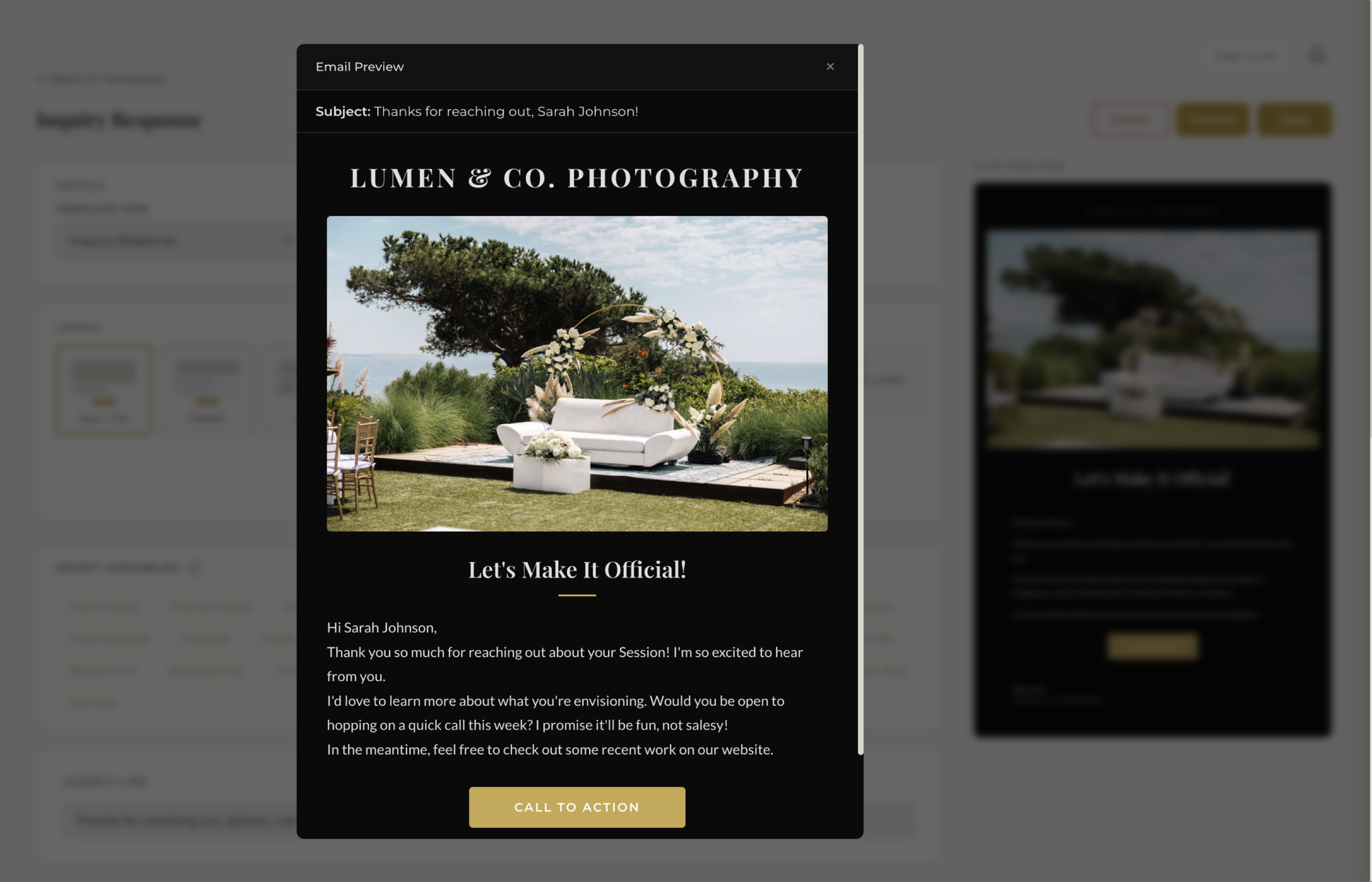 Fstop CRM email templates